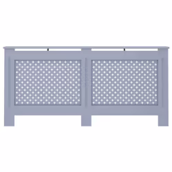 vidaXL Copertura per Radiatore Antracite 172x19x81 cm in MDF - Vista aggiuntiva 3