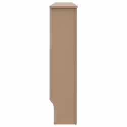 VidaXL Radiator Cover Beige Pannello di fibra a media densità (MDF) - Vista aggiuntiva 4