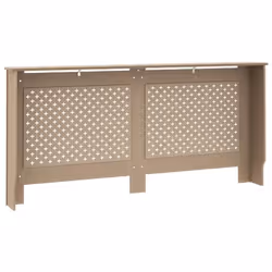 VidaXL Radiator Cover Beige Pannello di fibra a media densità (MDF) - Vista aggiuntiva 5