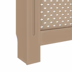 VidaXL Radiator Cover Beige Pannello di fibra a media densità (MDF) - Vista aggiuntiva 7
