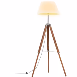 Illuminate il vostro spazio abitativo con la nostra lampada da terra a treppiede in stile retrò! Questa lampada a faretto dal ...