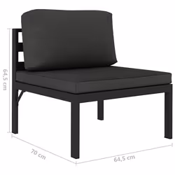 VidaXL 49230 set mobili da esterno - Vista aggiuntiva 7