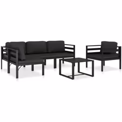 Combinando stile e funzionalità, il nostro set di divani da giardino in alluminio offre un luogo perfetto per rilassarsi e go ...