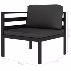 VidaXL 49237 set mobili da esterno - Vista aggiuntiva 4
