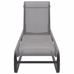 VidaXL 47843 sedia da esterno Salone Seduta imbottita Alluminio, Tessile Grigio - Vista aggiuntiva 4