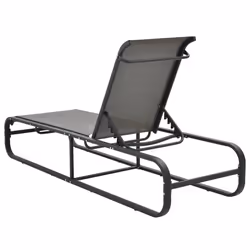 VidaXL 47843 sedia da esterno Salone Seduta imbottita Alluminio, Tessile Grigio - Vista aggiuntiva 5