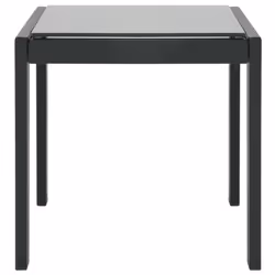 VidaXL 47847 sedia da esterno Salone Acciaio, Tessile Grigio - Vista aggiuntiva 4