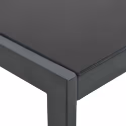VidaXL 47847 sedia da esterno Salone Acciaio, Tessile Grigio - Vista aggiuntiva 5