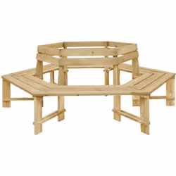 Grazie al suo design classico, questa panchina da giardino in legno aggiungerà un tocco di stile rustico al vostro spazio all ...