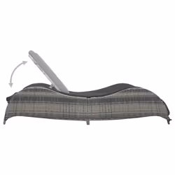 VidaXL 49494 letto per esterni Grigio - Vista aggiuntiva 3