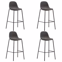 Set da Bar 5 pz in Tessuto Grigio Scurocod mxl 72261 - Vista aggiuntiva 2