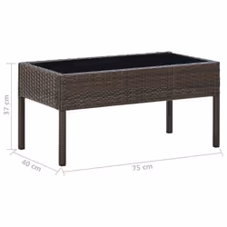 VidaXL 45903 tavolo da esterno Marrone - Vista aggiuntiva 5