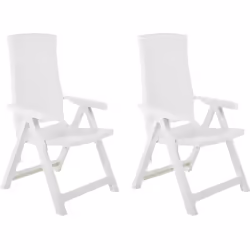 VidaXL 48760, Terrazzo, Plastica, Bianco, 50 cm, 45 cm