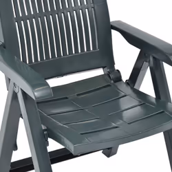 VidaXL 48767 sedia da esterno Terrazzo Plastica Verde - Vista aggiuntiva 8