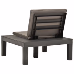 VidaXL 48826 sedia da esterno Terrazzo Seduta imbottita Plastica Marrone - Vista aggiuntiva 4