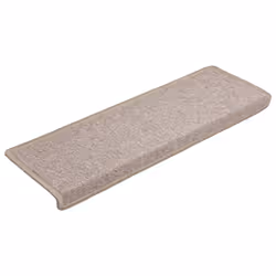 vidaXL Tappetini per scale 15 pz 65x21x4 cm Talpa Bordo rettangolare - Vista aggiuntiva 3