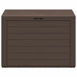 vidaXL Baule da Giardino Marrone 78x44x55 cm - Vista aggiuntiva 3