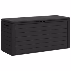 vidaXL Baule da Giardino Antracite 116x44x55 cm - Vista aggiuntiva 2
