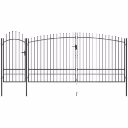 Il nostro cancello da giardino, resistente e moderno, costituisce una barriera di sicurezza pratica per il vostro giardino, p ...