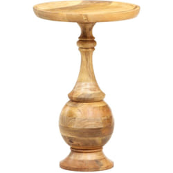 Vidaxl - Tavolino Rotondo 43x43x66 cm in Legno Massello di Mango