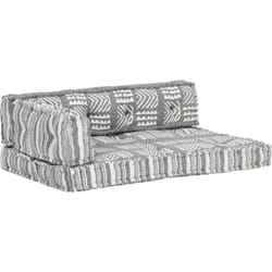 Vidaxl - Cuscino per Divani Pallet Grigio in Tessuto Patchwork 734443