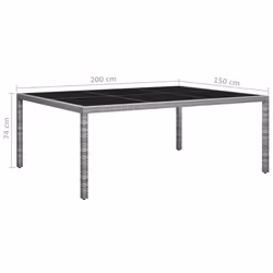 VidaXL 46130 tavolo da esterno - Vista aggiuntiva 5