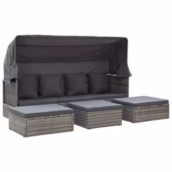 VidaXL 46158 letto per esterni Grigio