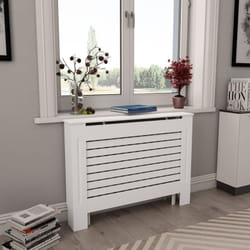 Vidaxl - Coperture per Radiatori 2 pz Bianche 112x19x81,5 cm in mdf