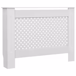 Coperture per Radiatori 2 pz Bianche 112x19x81,5 cm in MDFcod mxl 72266 - Vista aggiuntiva 3
