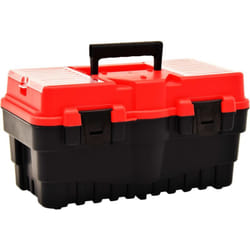 Cassetta degli Attrezzi in Plastica 462x256x242 mm Rossa vidaXL2775