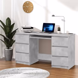 La nostra scrivania è un'aggiunta pratica alla vostra area di studio e di lavoro! Questa scrivania per computer è realizzata ...