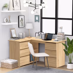 La nostra scrivania è un'aggiunta pratica alla vostra area di studio e di lavoro! Questa scrivania per computer è realizzata ...