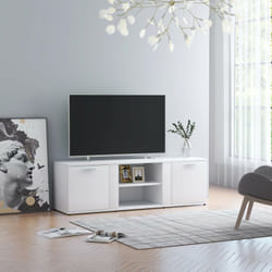 Vidaxl - Mobile Porta tv Stile Classico con Ante e Scomparti in Legno Mobile Salotto vari colori colore : bianco