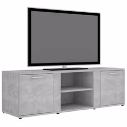 vidaXL Mobile Porta TV Grigio Cemento 120x34x37cm in Legno Multistrato - Vista aggiuntiva 3