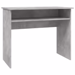 vidaXL Scrivania Grigio Cemento 90x50x74 cm in Legno Multistrato - Vista aggiuntiva 2