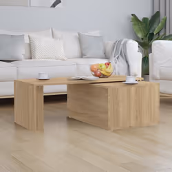 vidaXL Tavolino da Salotto Rovere Sonoma 150x50x35cm Legno Multistrato - Vista aggiuntiva 3