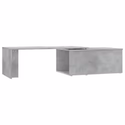 vidaXL Tavolino Salotto Grigio Cemento 150x50x35 cm Legno Multistrato - Vista aggiuntiva 2