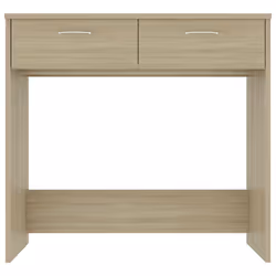 vidaXL Scrivania Rovere Sonoma 80x40x75 cm in Legno Multistrato - Vista aggiuntiva 3