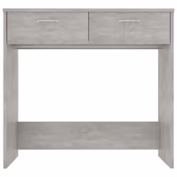 Scrivania Grigio Cemento 80x40x75 cm in Legno Multistratocod mxl 103234