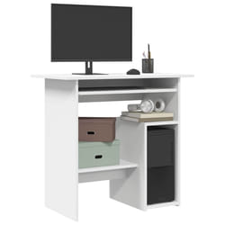 Scrivania Bianca 80x45x74 cm in Legno Multistratocod mxl 73241