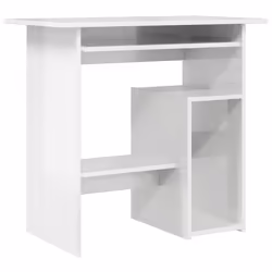 Scrivania Bianco Lucido 80x45x74 cm in Legno Multistratocod mxl 73399