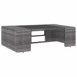 Set Divani da Giardino 2 pz in Polyrattan Grigiocod mxl 94962 - Vista aggiuntiva 3