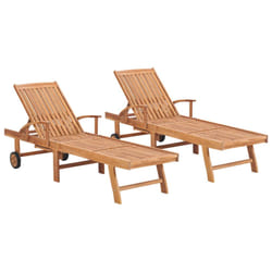 VidaXL 3051437 sedia da esterno Salone Teak