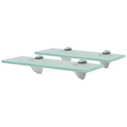 Vidaxl - Mensole Galleggianti 2 pz, Mobile Moderno in Vetro 30x10 cm 8 mm 4853