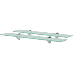 Vidaxl - Mensole Galleggianti 2 pz, Mobile Moderno in Vetro 60x10 cm 8 mm 8327