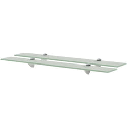 Mensole Galleggianti 2 pz, Mobile Moderno in Vetro 70x10 cm 8 mm vidaXL 5360