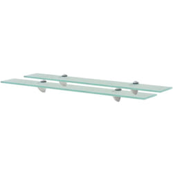 Vidaxl - Set 2 mensole ideali per qualsiasi srtante in vetro disponibili varie misure dimensioni: 70 x 20 cm