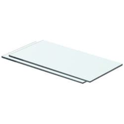 Mensole in Vetro Trasparente 2 pz, Mobile Moderno 40x15 cm Vidaxl 7254