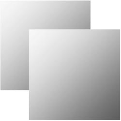 Vidaxl - Specchi da Parete 2 pz 40x40 cm Quadrati in Vetro 479772