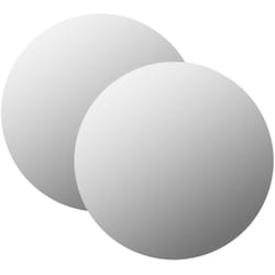 vidaXL Specchi da Parete 2 pz 50 cm in Vetro Circolari